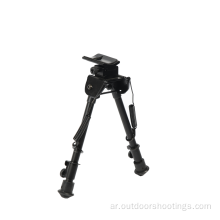 سبائك الألومنيوم الساق Bipod قابل للسحب مع الربيع